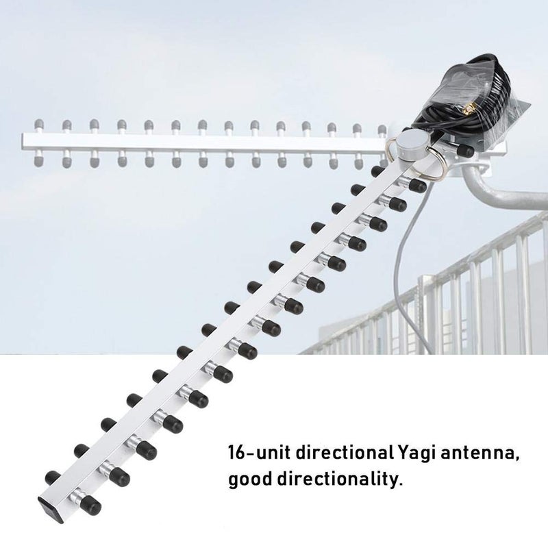 Tangxi Yagi Antenna, 2.4G 25dBi High Gain Router Network Antenna, 1.5m Aluminum Alloy 16 Unit Directional Yagi Antenna - Image 3